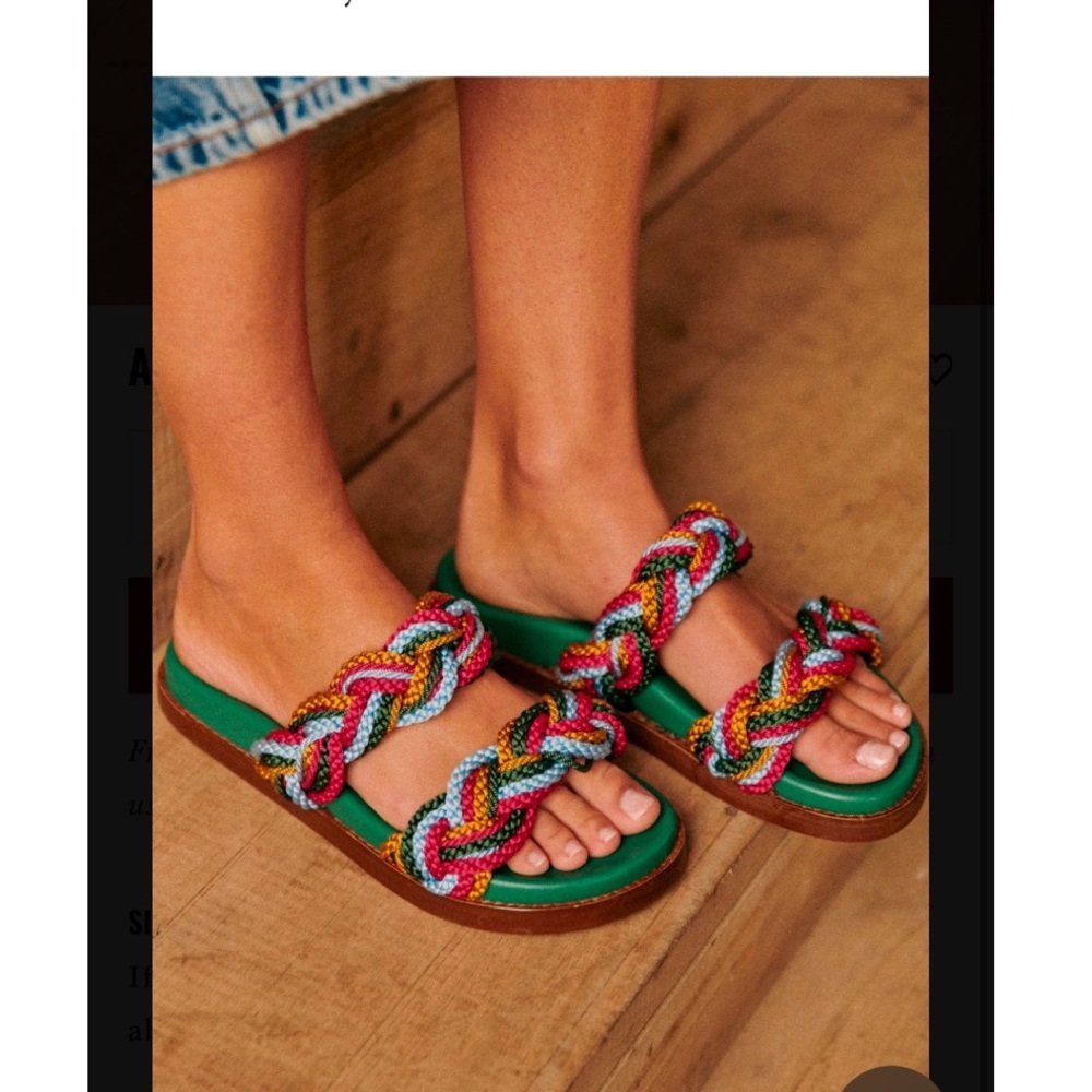 Sezane Andie Braided Sandals 38